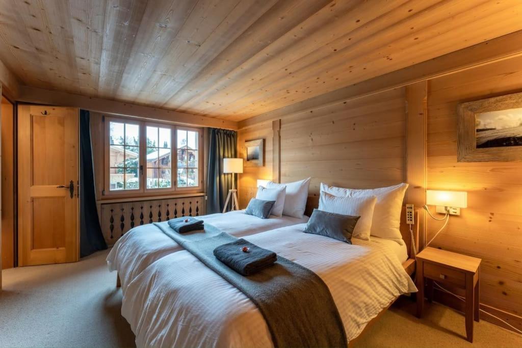 Charming Alpine Apartment Gstaad Buitenkant foto