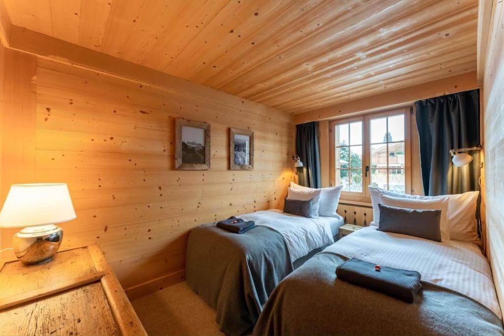 Charming Alpine Apartment Gstaad Buitenkant foto